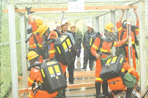 提升技能水平 護航安全生產(chǎn) 山西省第十一屆礦山救援技術(shù)競賽側(cè)記